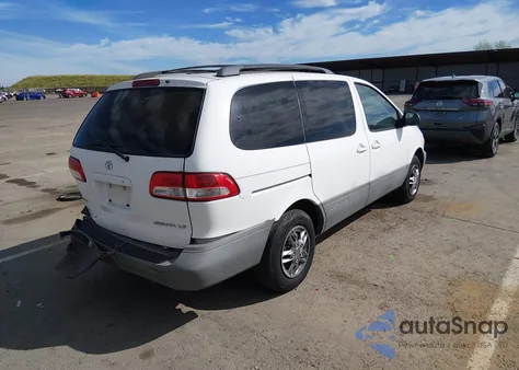 2001 Toyota Sienna Le from USA, damaged, VIN 4T3ZF13C71U365984